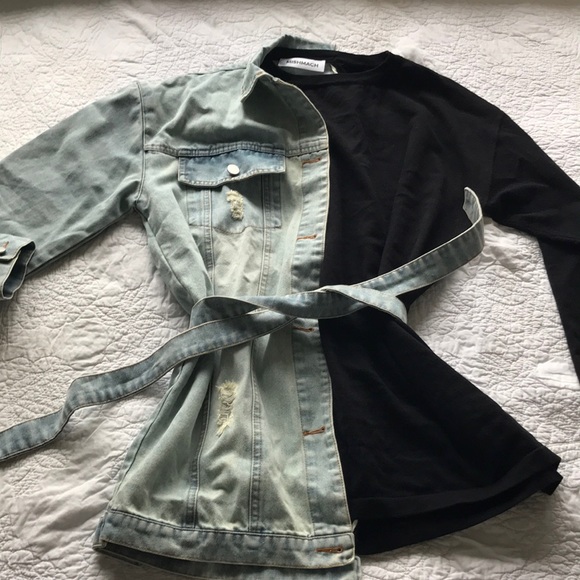 Split Fabric Shirt - Picture 6 of 6